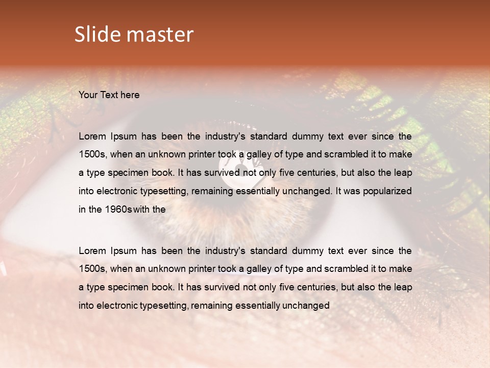 Fine Care Makeup PowerPoint Template