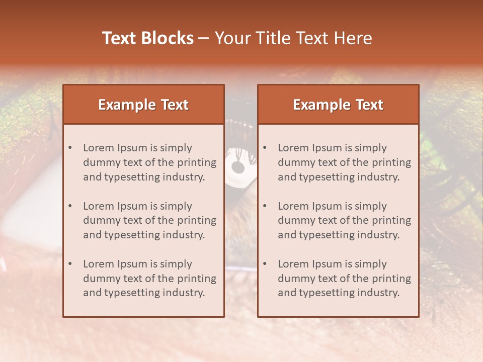 Fine Care Makeup PowerPoint Template