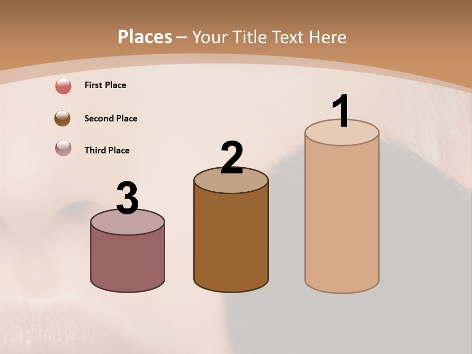 Elegance Portrait Model PowerPoint Template