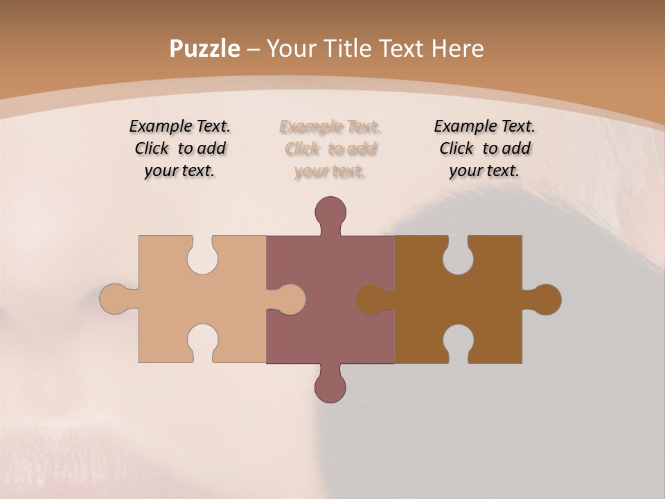 Elegance Portrait Model PowerPoint Template