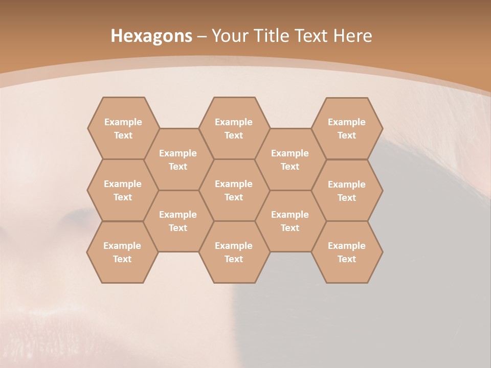 Elegance Portrait Model PowerPoint Template