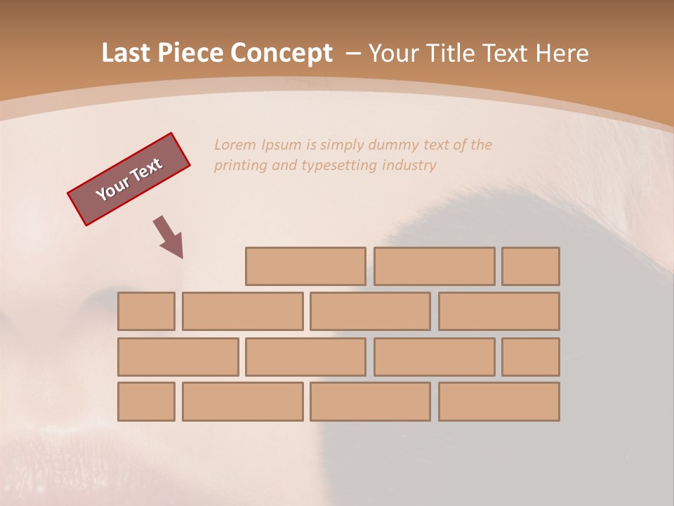 Elegance Portrait Model PowerPoint Template