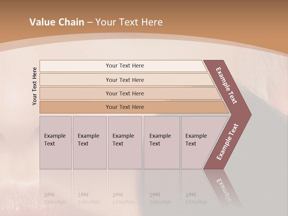 Elegance Portrait Model PowerPoint Template