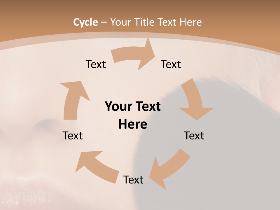Elegance Portrait Model PowerPoint Template