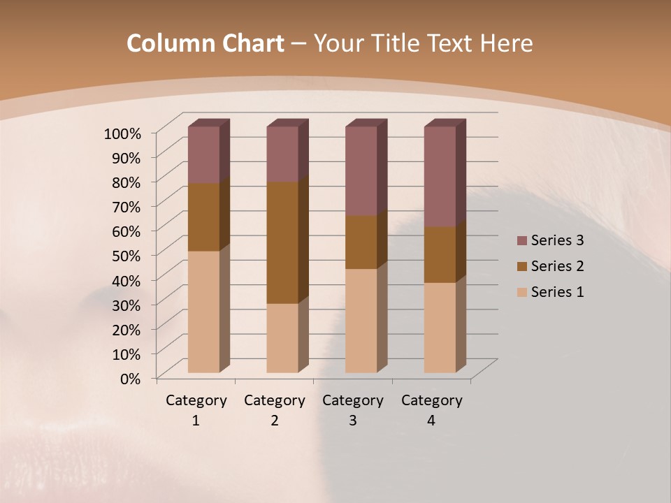 Elegance Portrait Model PowerPoint Template