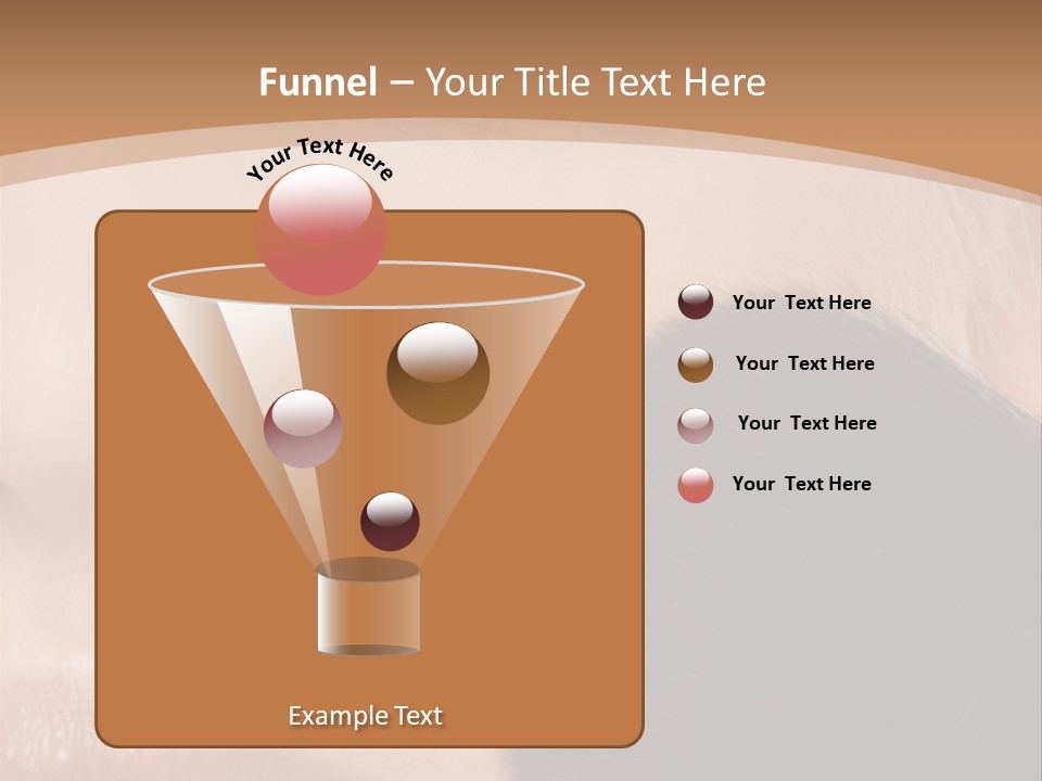 Elegance Portrait Model PowerPoint Template