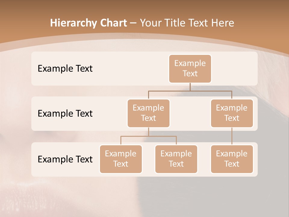 Elegance Portrait Model PowerPoint Template