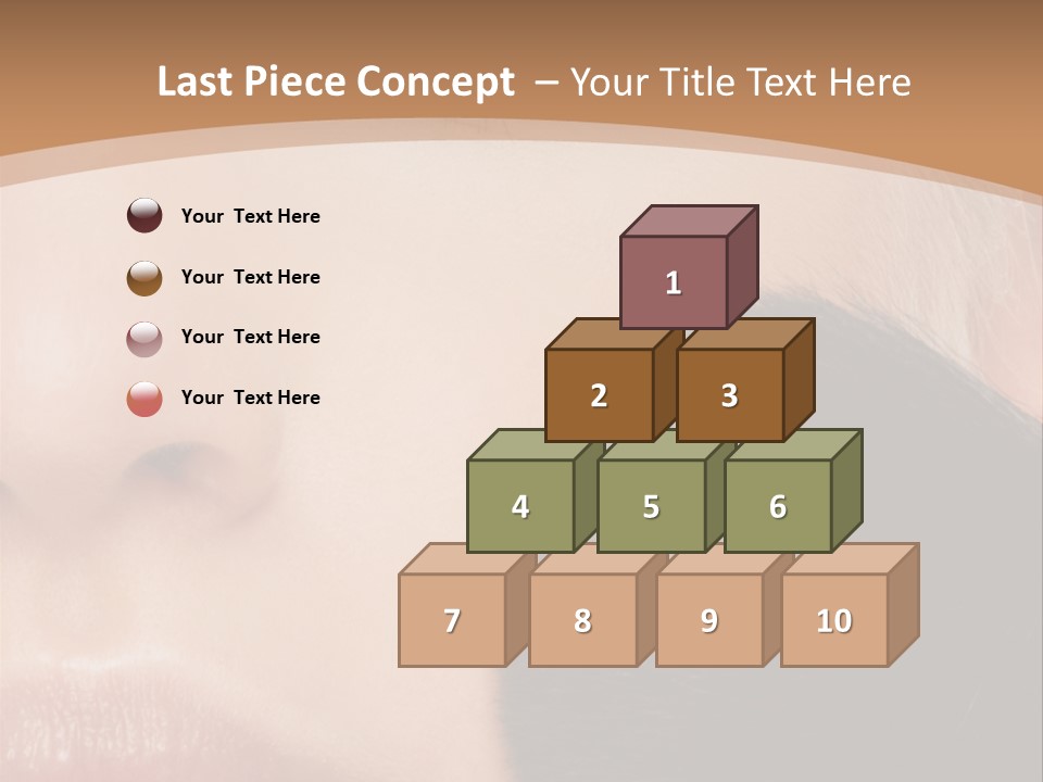 Elegance Portrait Model PowerPoint Template