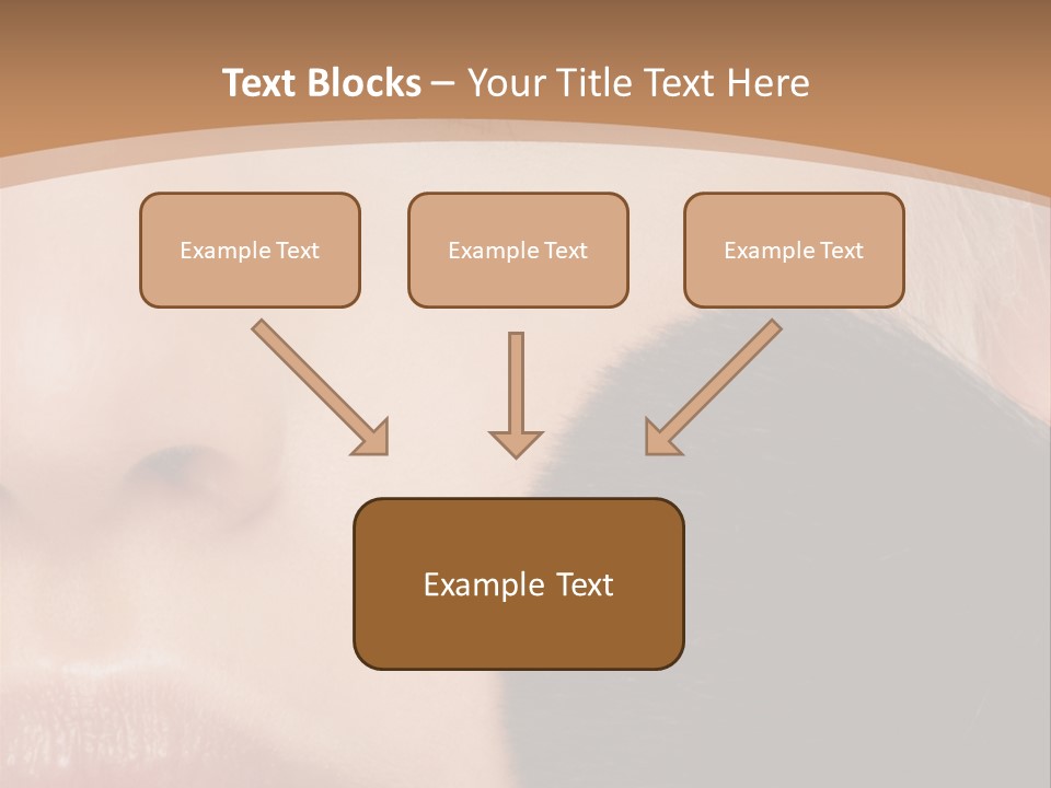Elegance Portrait Model PowerPoint Template