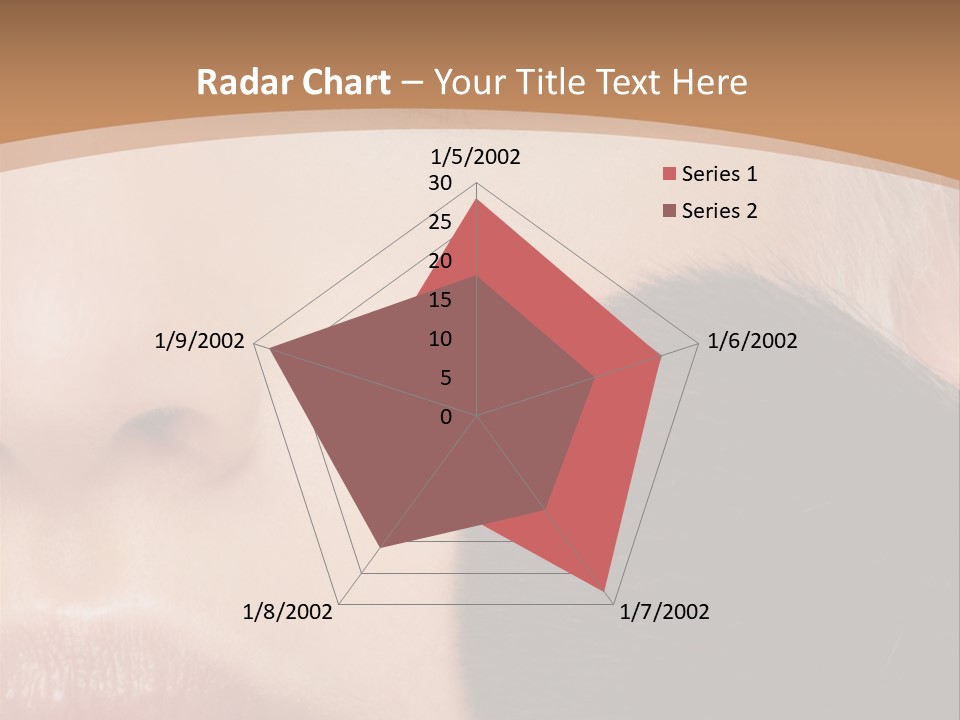 Elegance Portrait Model PowerPoint Template