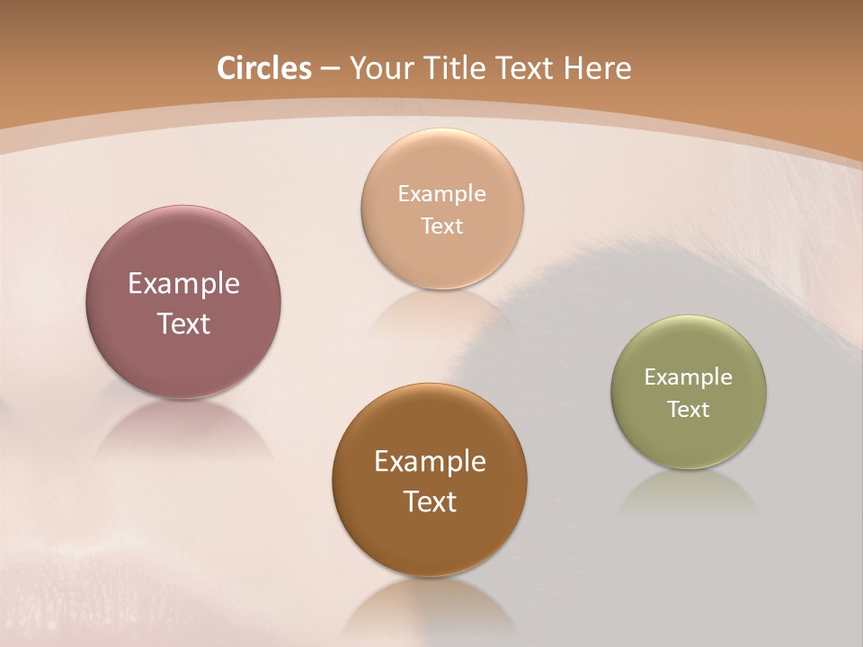 Elegance Portrait Model PowerPoint Template