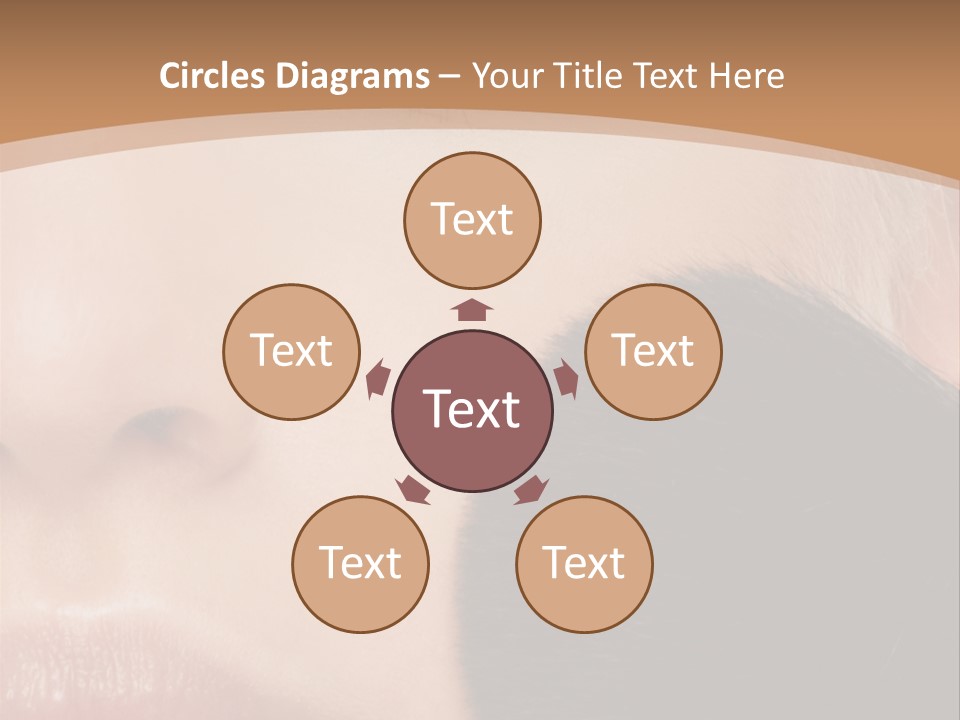 Elegance Portrait Model PowerPoint Template