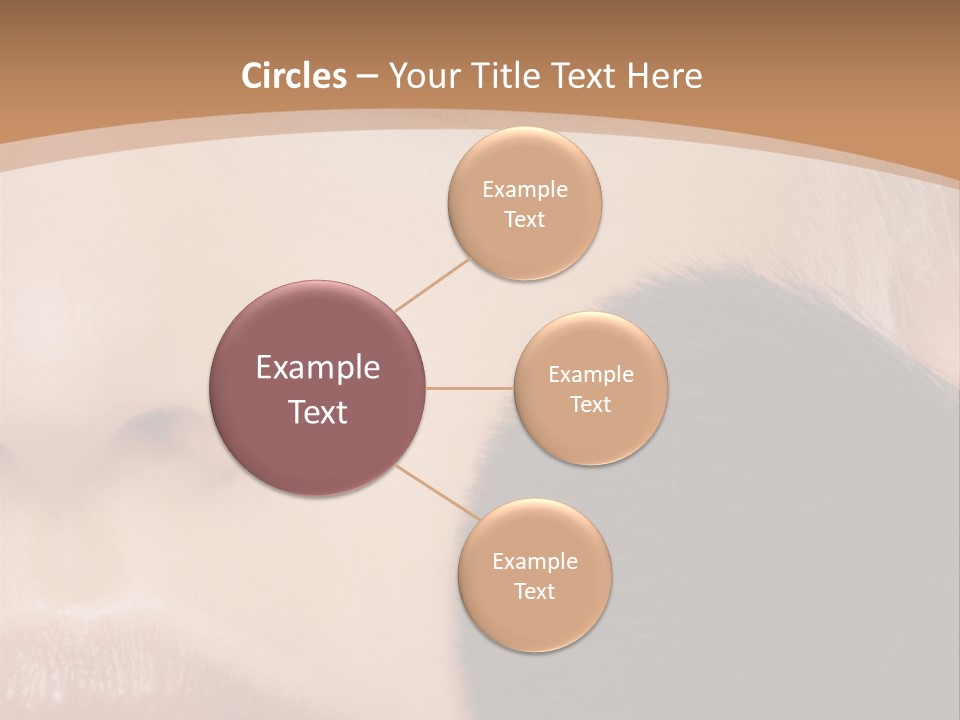 Elegance Portrait Model PowerPoint Template