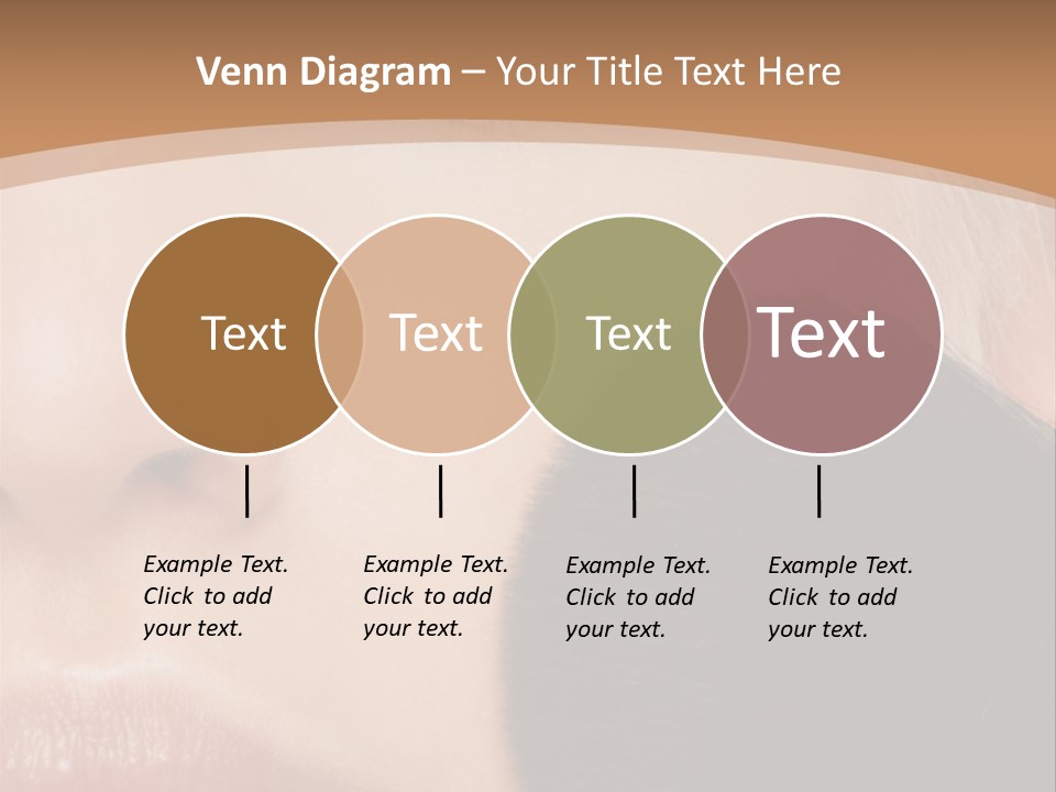 Elegance Portrait Model PowerPoint Template