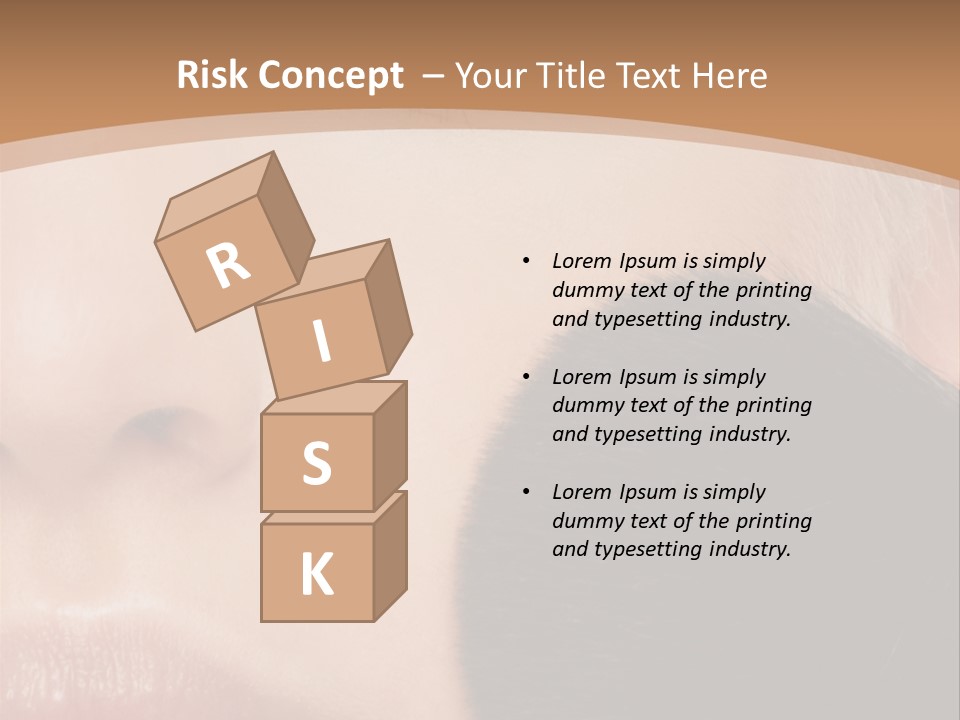 Elegance Portrait Model PowerPoint Template