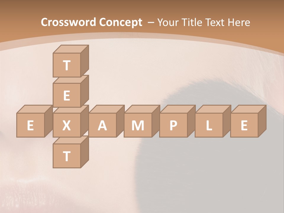 Elegance Portrait Model PowerPoint Template