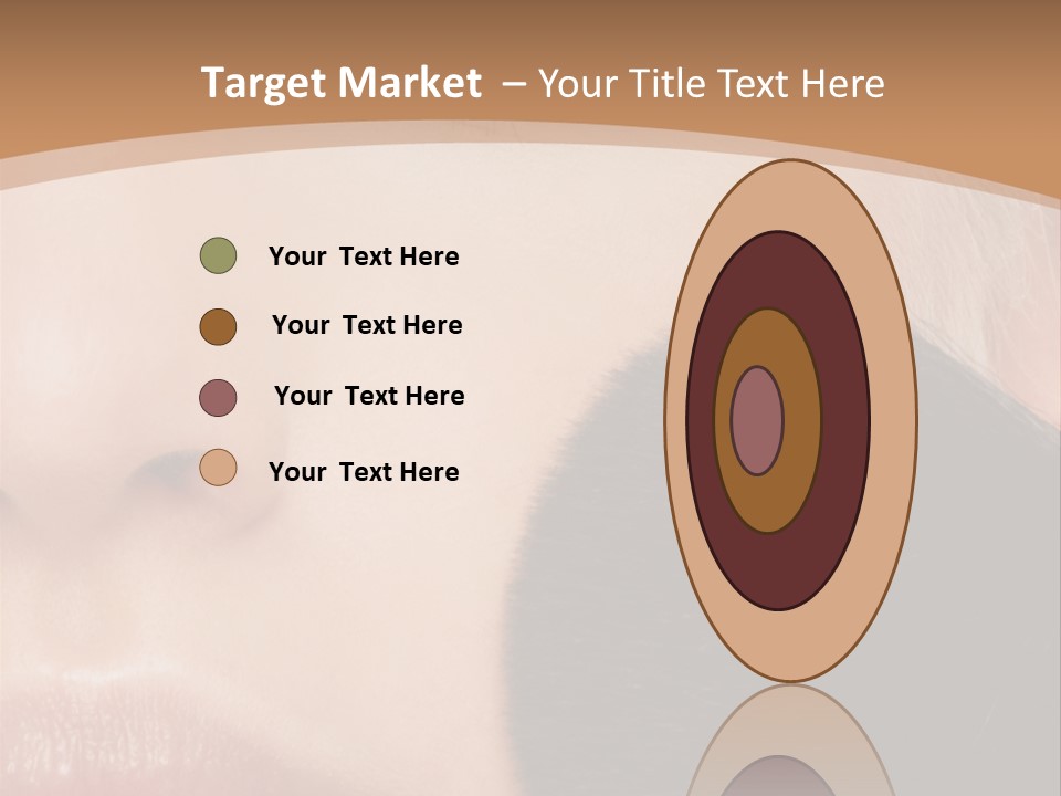 Elegance Portrait Model PowerPoint Template