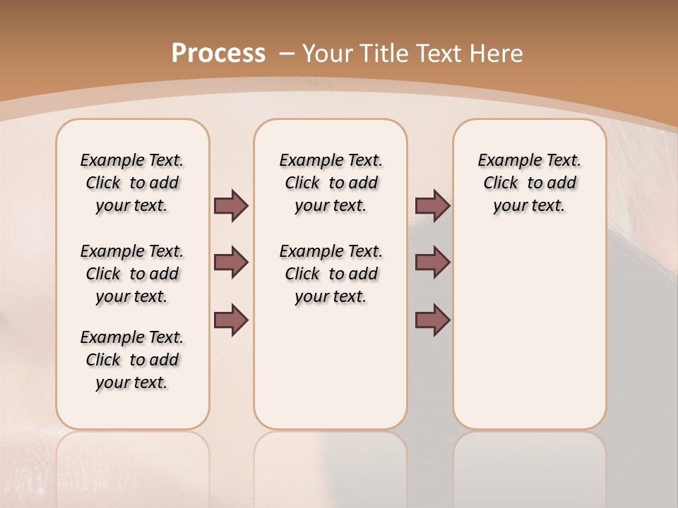Elegance Portrait Model PowerPoint Template