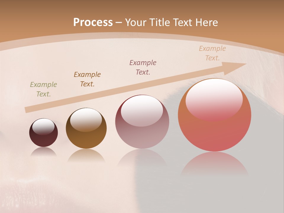 Elegance Portrait Model PowerPoint Template