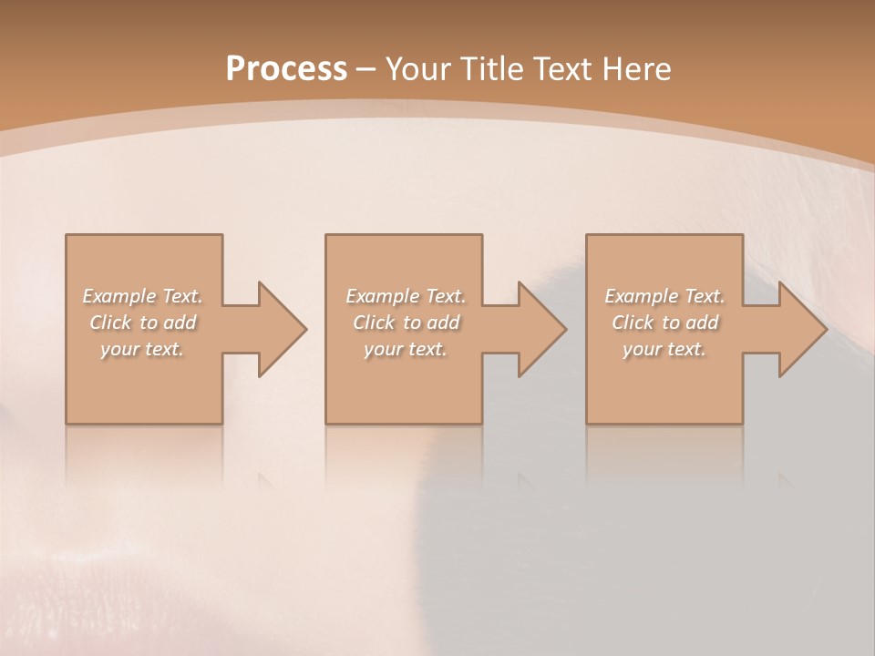 Elegance Portrait Model PowerPoint Template