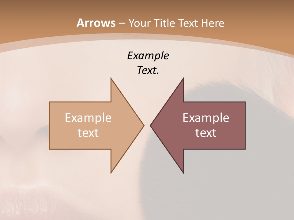 Elegance Portrait Model PowerPoint Template