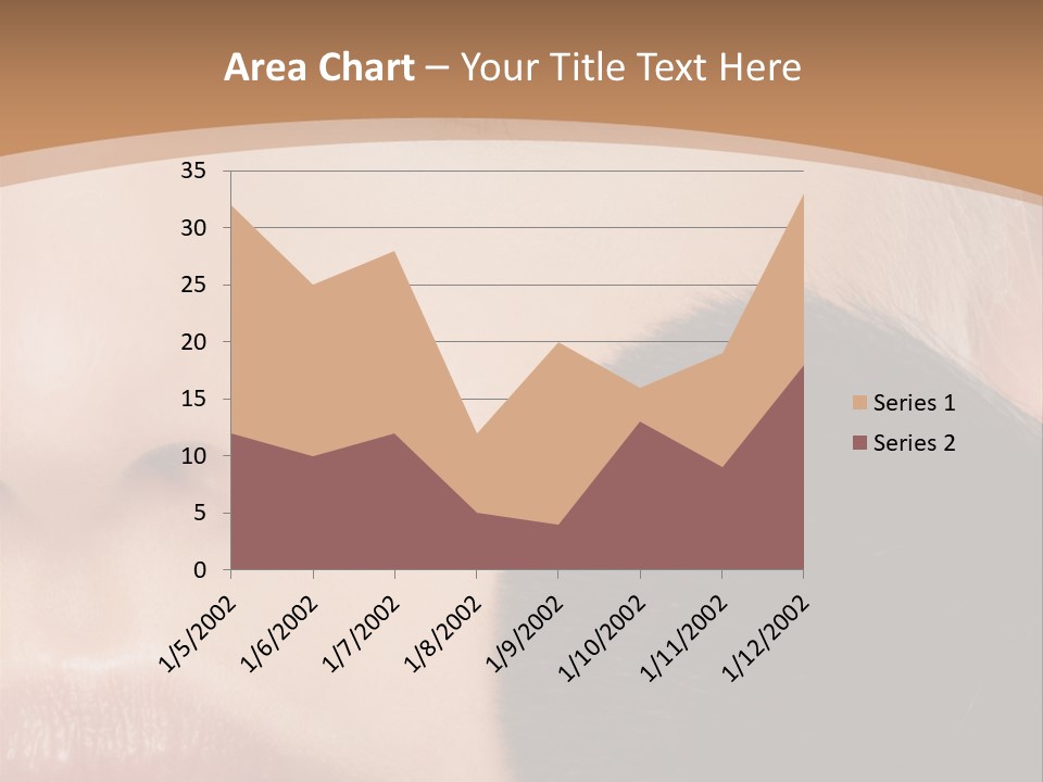 Elegance Portrait Model PowerPoint Template