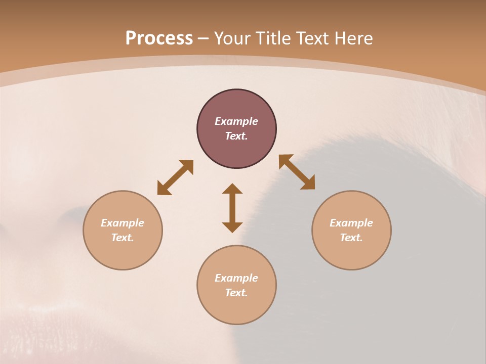 Elegance Portrait Model PowerPoint Template