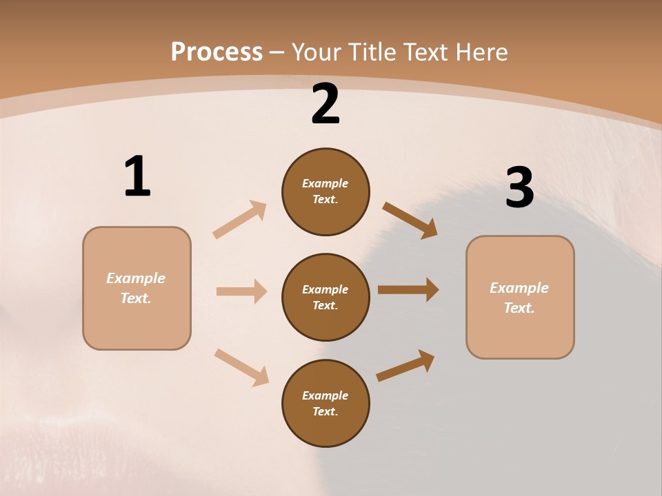 Elegance Portrait Model PowerPoint Template