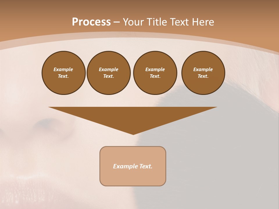 Elegance Portrait Model PowerPoint Template