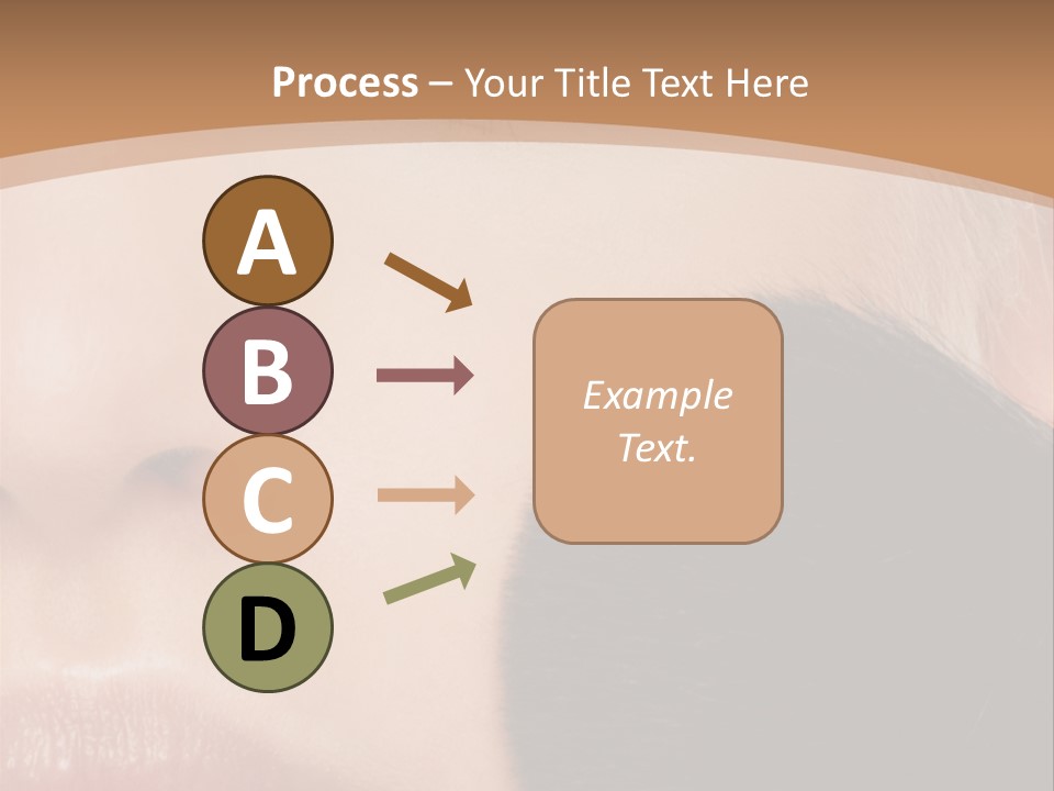 Elegance Portrait Model PowerPoint Template