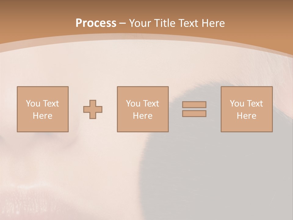 Elegance Portrait Model PowerPoint Template