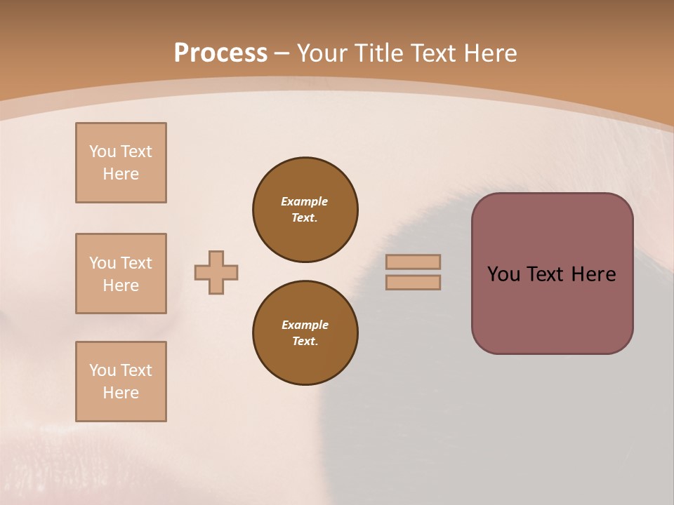 Elegance Portrait Model PowerPoint Template