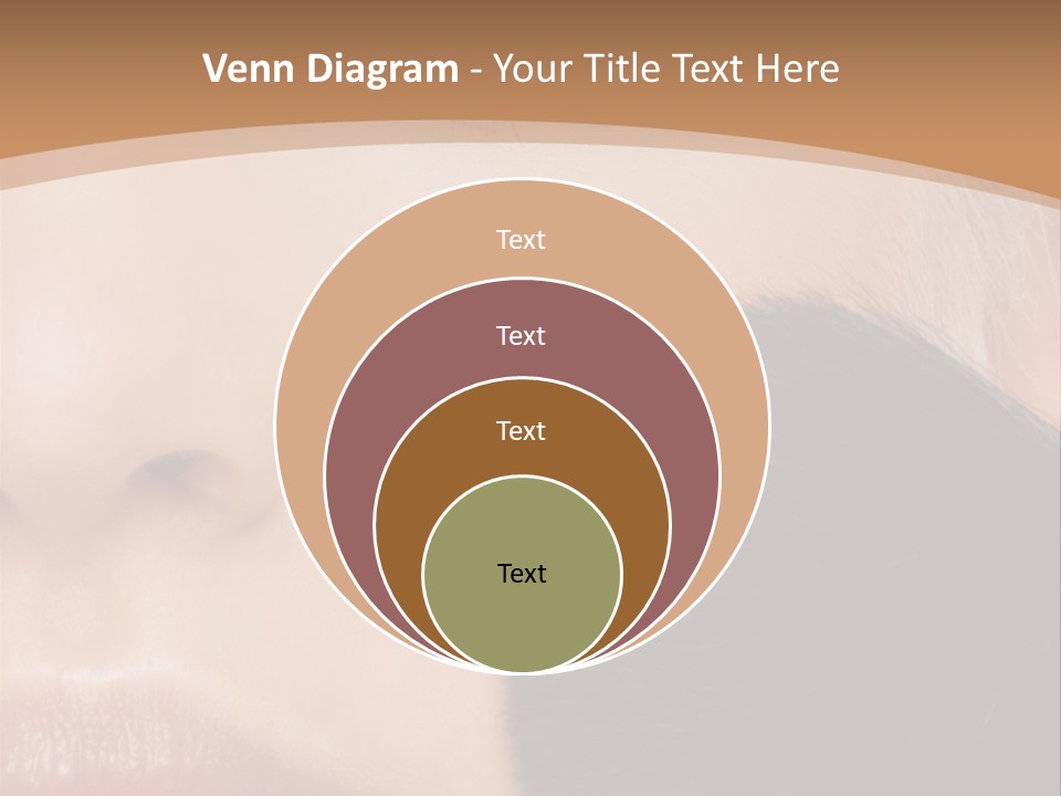 Elegance Portrait Model PowerPoint Template