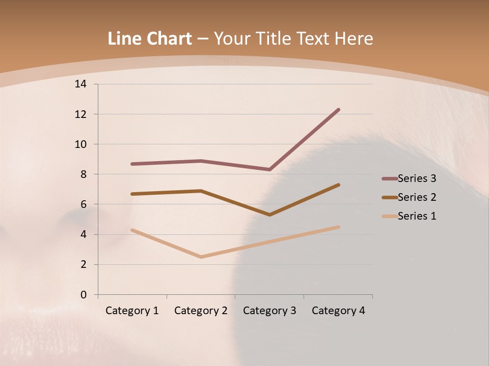 Elegance Portrait Model PowerPoint Template