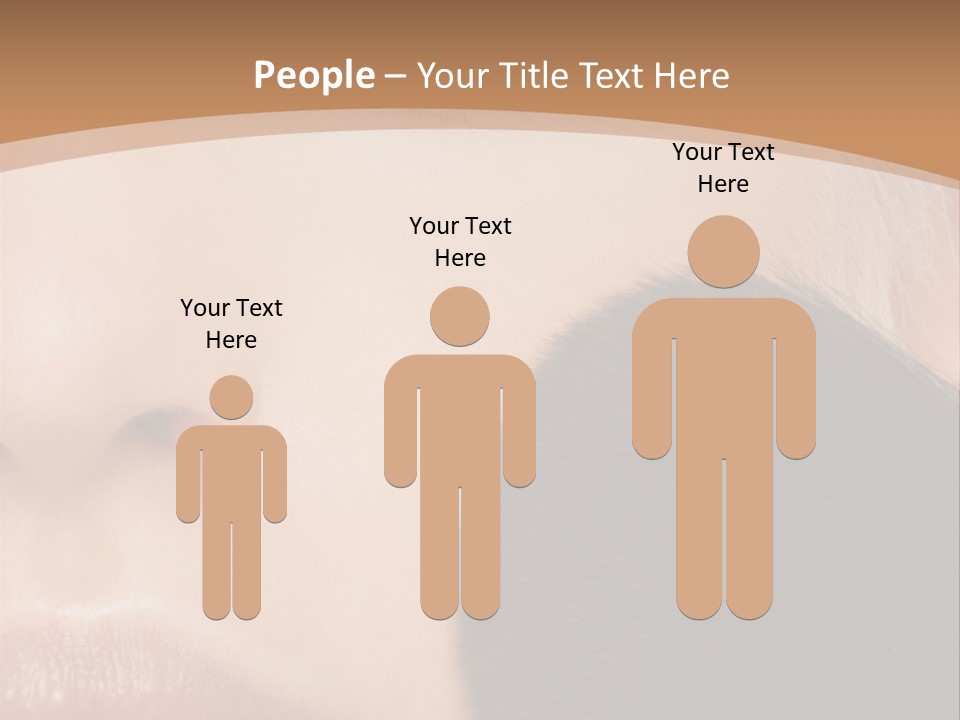 Elegance Portrait Model PowerPoint Template