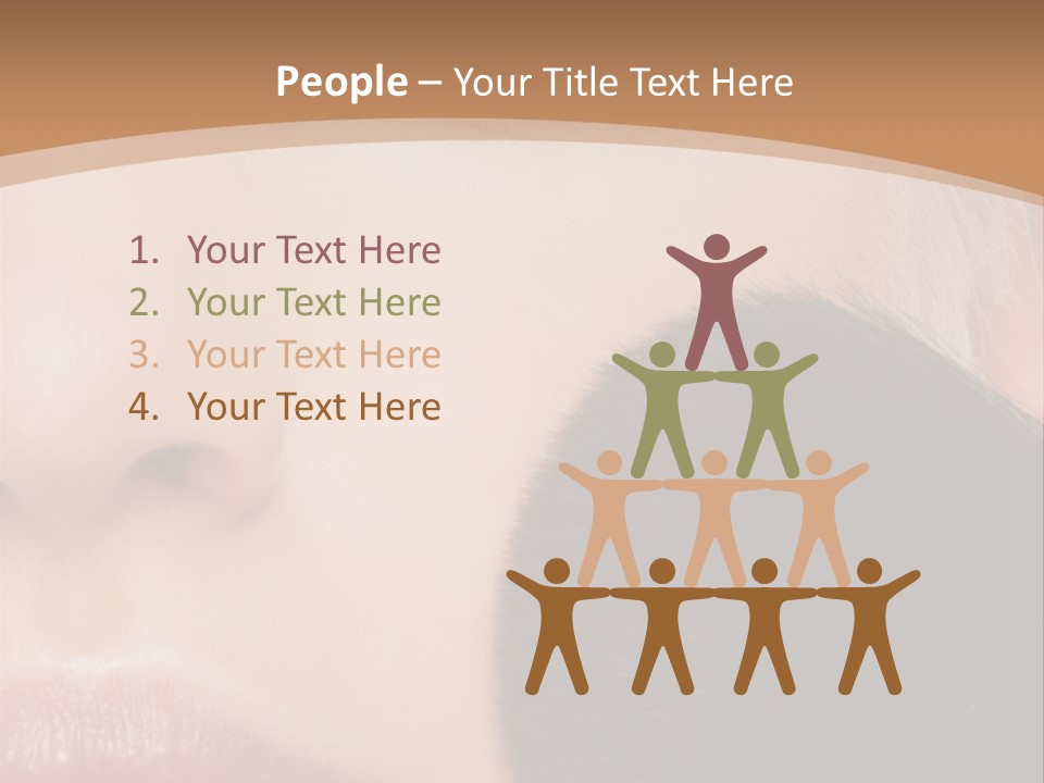 Elegance Portrait Model PowerPoint Template