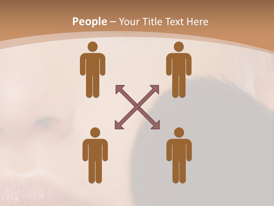 Elegance Portrait Model PowerPoint Template