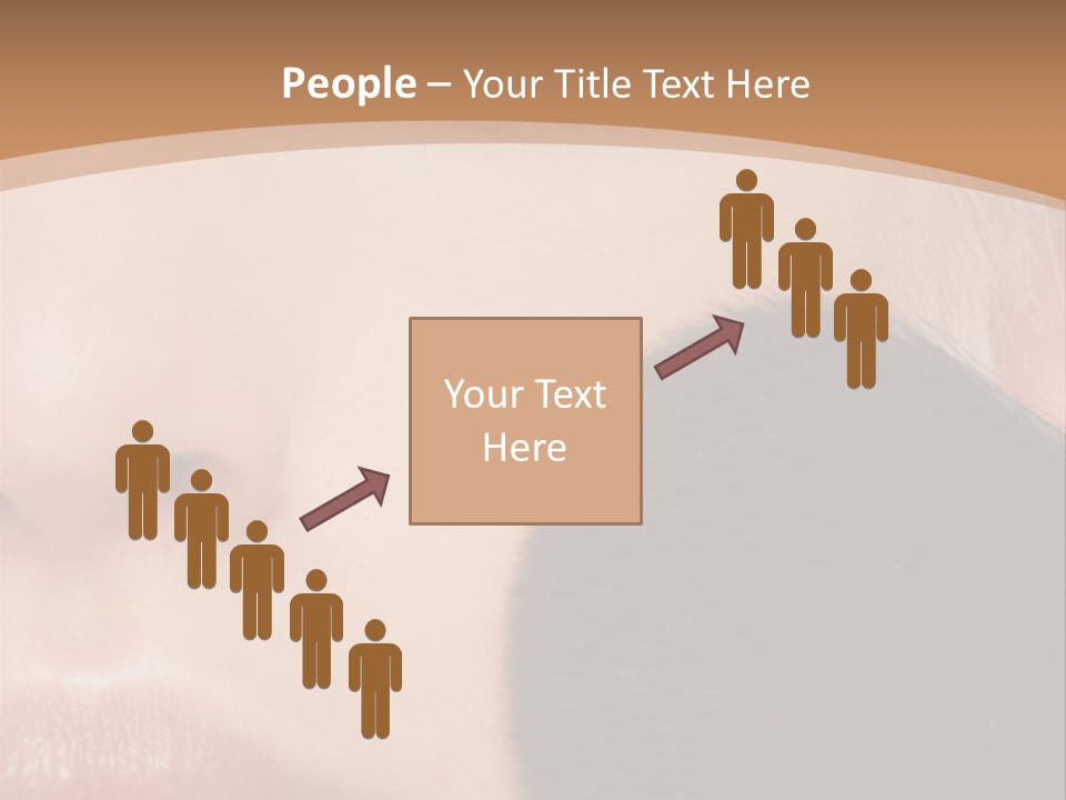 Elegance Portrait Model PowerPoint Template