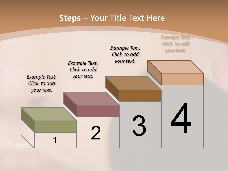 Elegance Portrait Model PowerPoint Template
