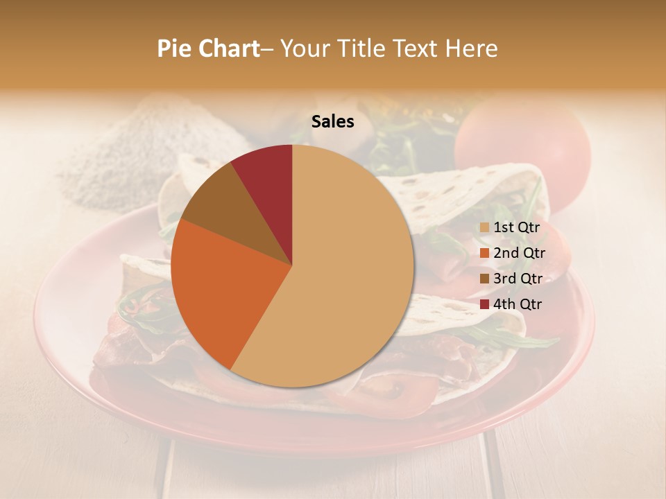 Delicious Rocket Salad PowerPoint Template