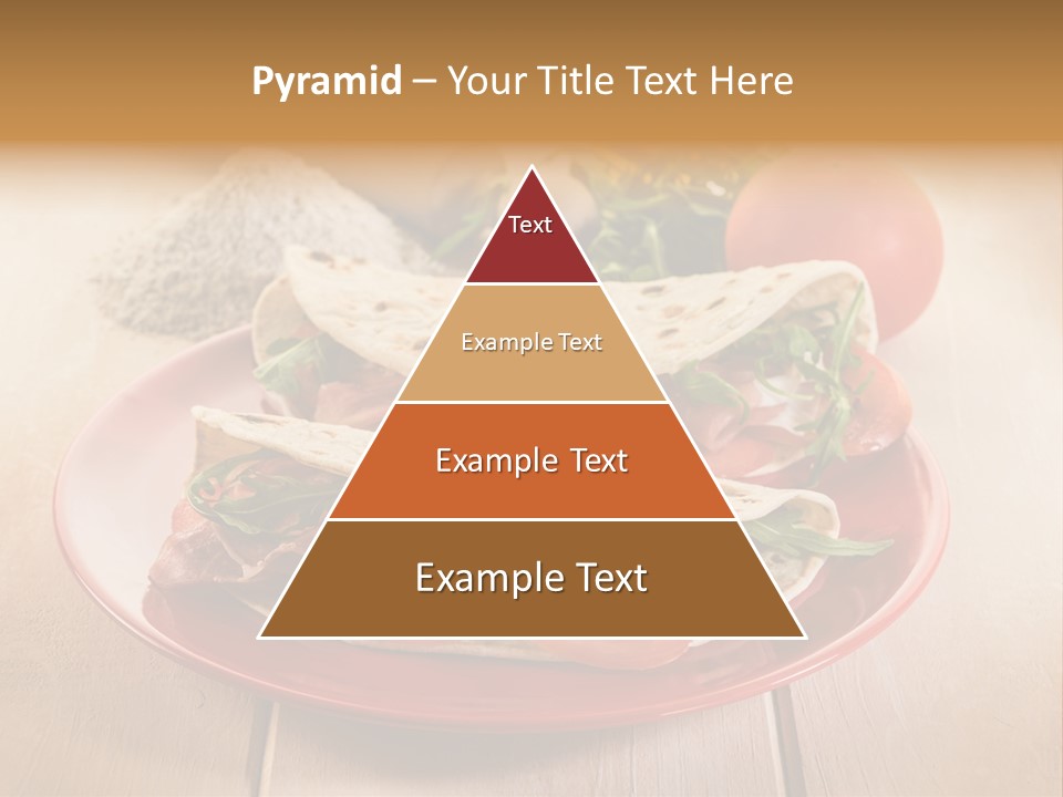 Delicious Rocket Salad PowerPoint Template