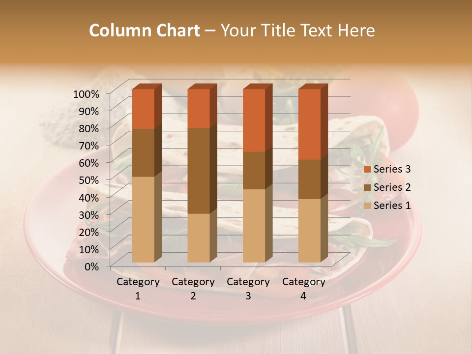 Delicious Rocket Salad PowerPoint Template
