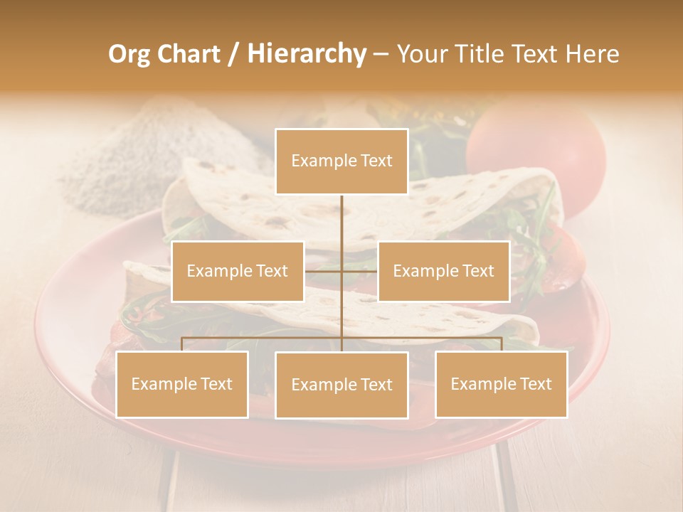 Delicious Rocket Salad PowerPoint Template