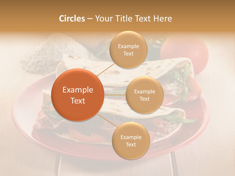 Delicious Rocket Salad PowerPoint Template