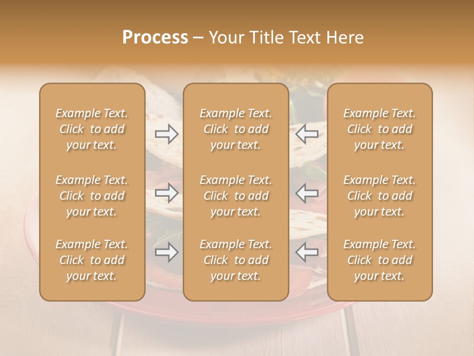 Delicious Rocket Salad PowerPoint Template