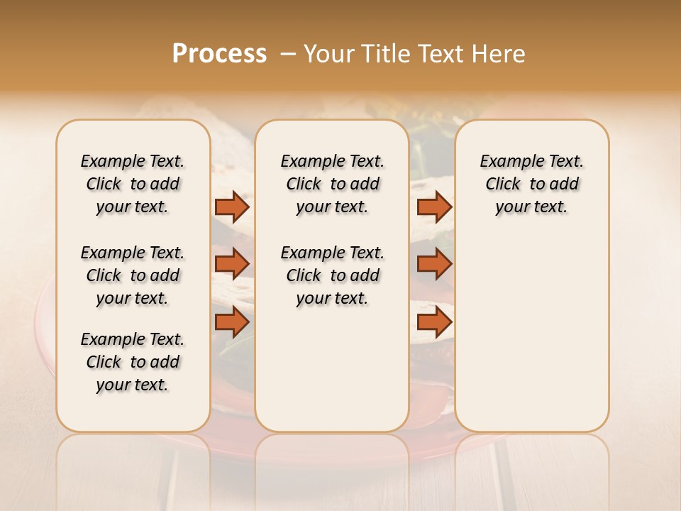 Delicious Rocket Salad PowerPoint Template