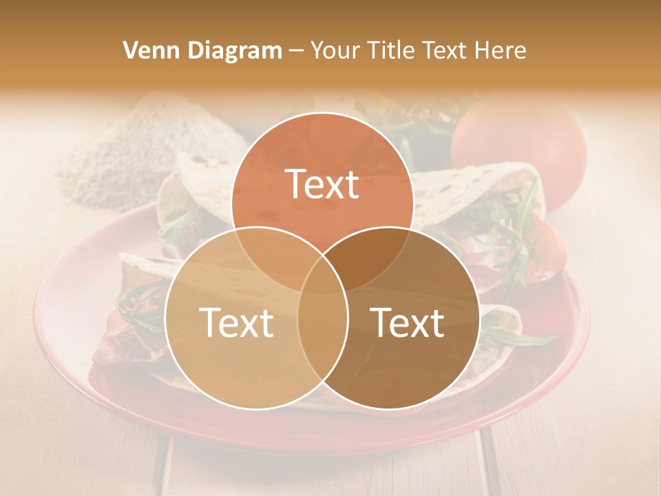 Delicious Rocket Salad PowerPoint Template
