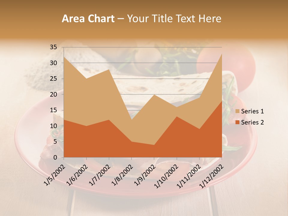 Delicious Rocket Salad PowerPoint Template