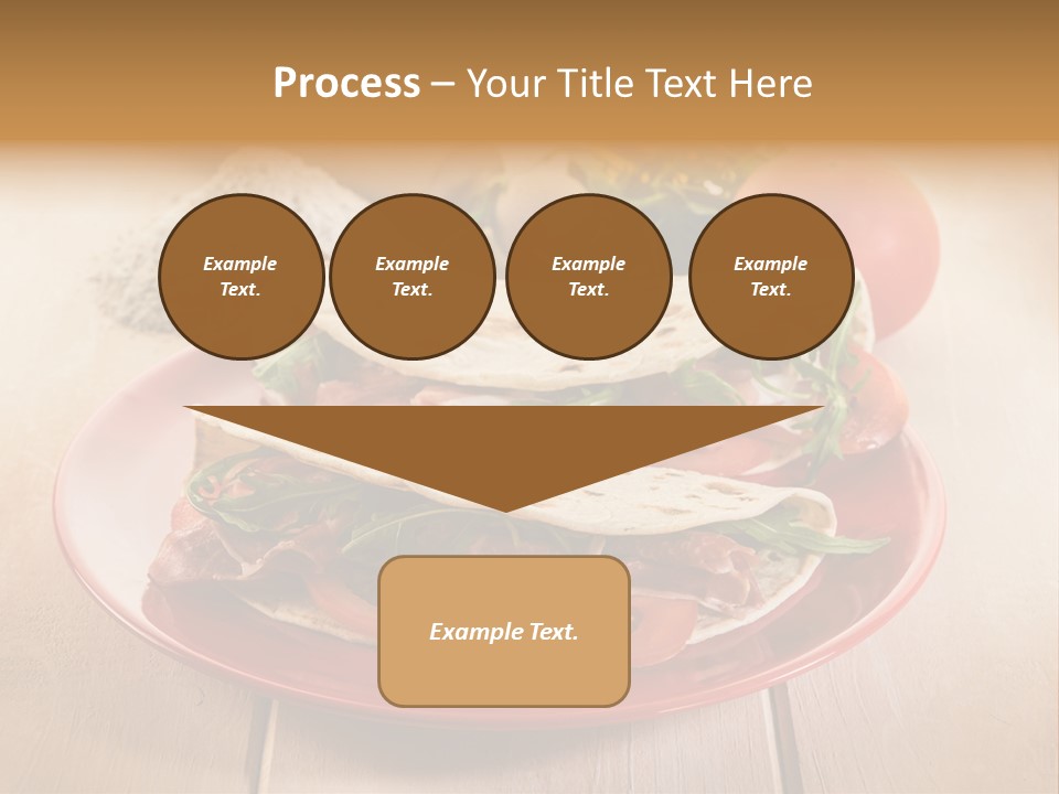 Delicious Rocket Salad PowerPoint Template