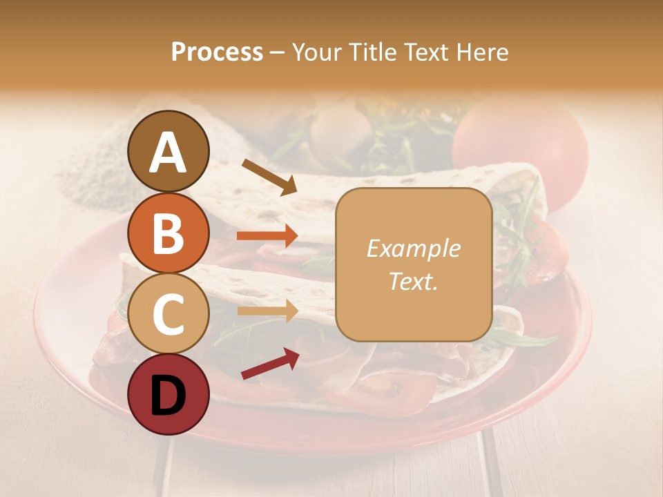 Delicious Rocket Salad PowerPoint Template